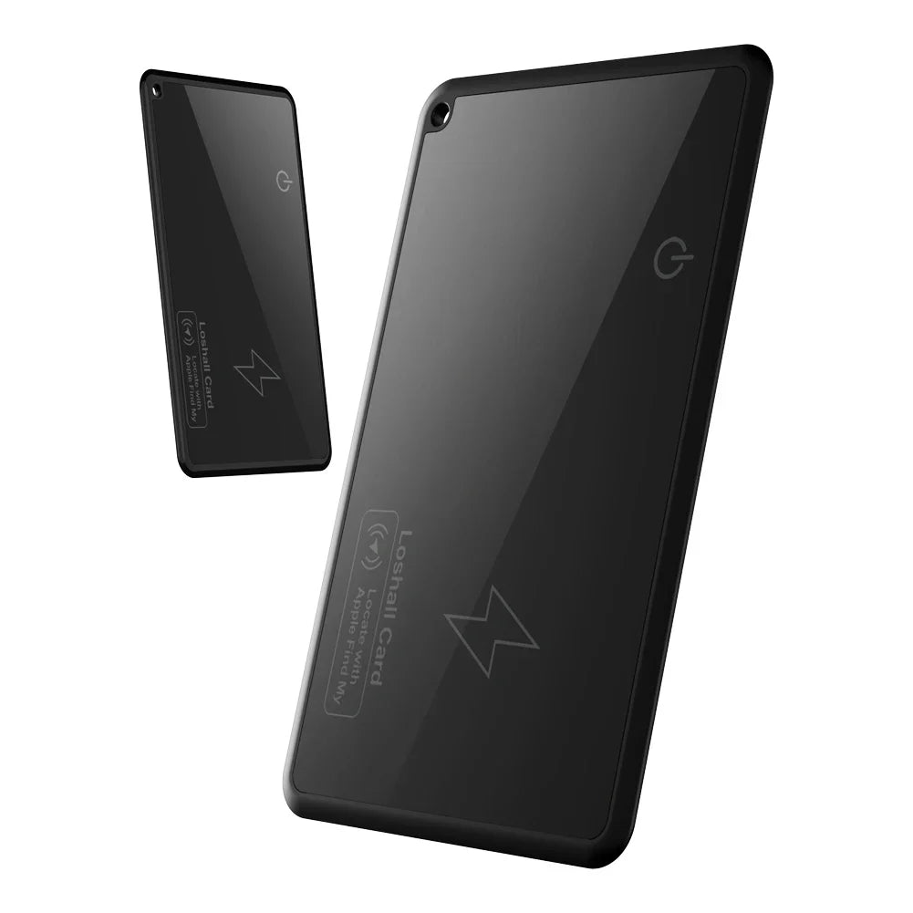 Slim Wallet Tracker – Trådlös Qi-laddning, GPS & Apple Find My